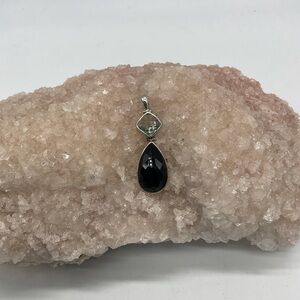 Sterling Silver Stone Pendant